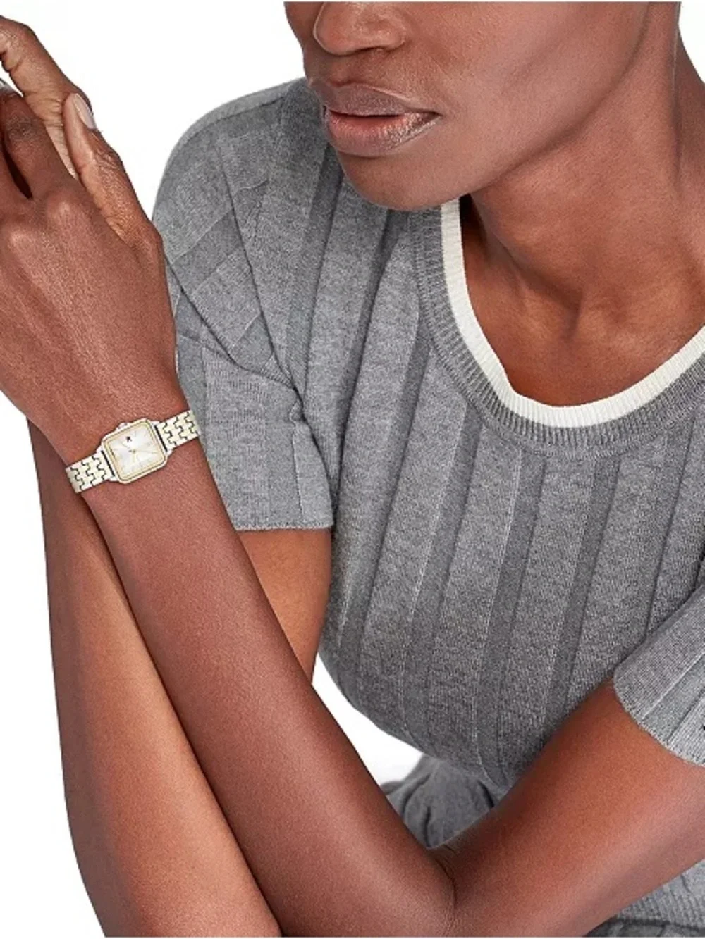 Tommy Hilfiger Women's Quartz Two Tone Stainless Steel Bracelet Watch, 22.5mm